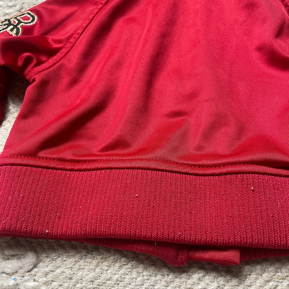 Baby Rocawear Red Zip Up Track Jacket Gold Details 6-9 Months - Picture 4 of 7